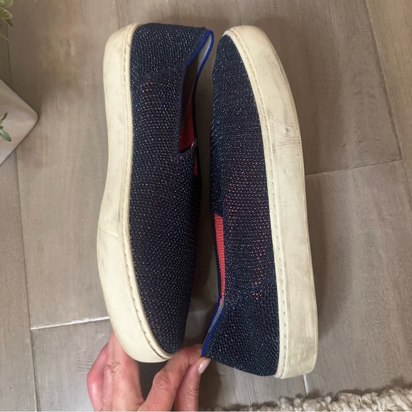 Rothy’s Limited Edition Metallic Slip On Sneakers Women’s 9.5 - Picture 3 of 12